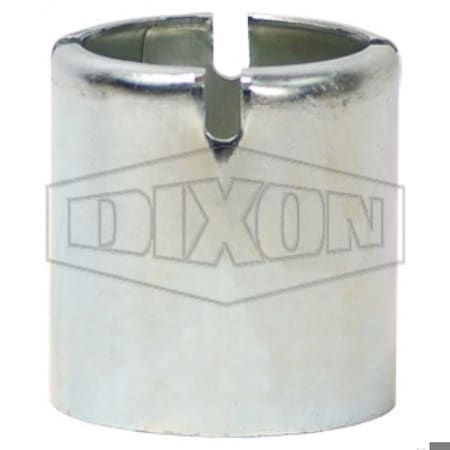 Dixon King Crimp Crimp Ferrule, 1-1/4 in Nominal, 2-13/16 in L, 0.06 in Thick, 304 Stainless Steel CF125-3SS